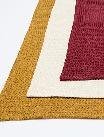 Strofinaccio rettangolare a nido d'ape