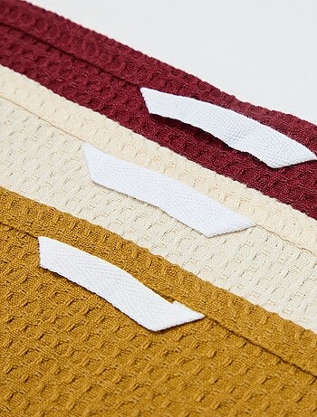 Strofinaccio rettangolare a nido d'ape