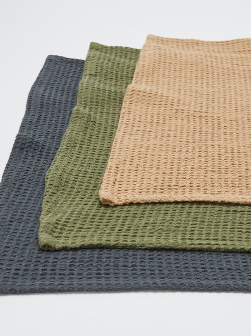 Strofinaccio rettangolare a nido d'ape - Kiabi