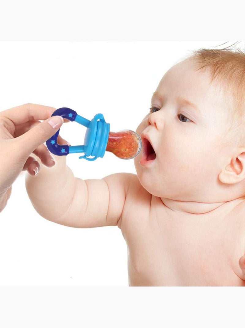 Succhietto alimentatore evolutivo in silicone Blu - Kiabi