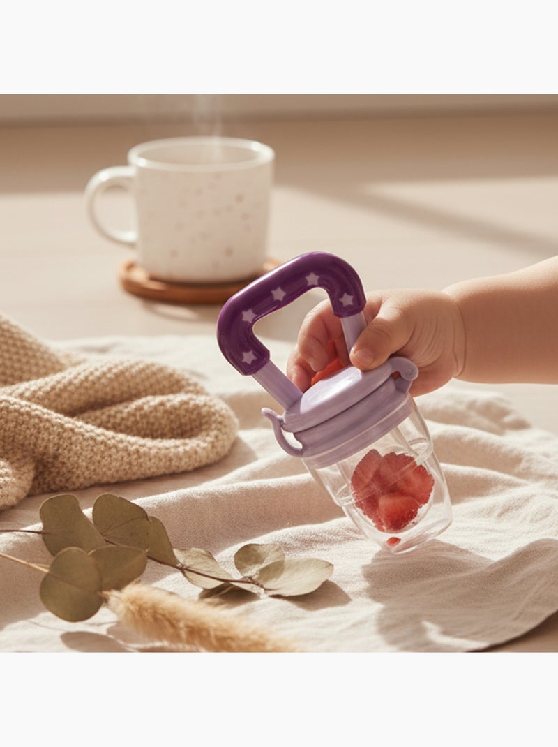 Succhietto alimentatore evolutivo in silicone Viola - Kiabi