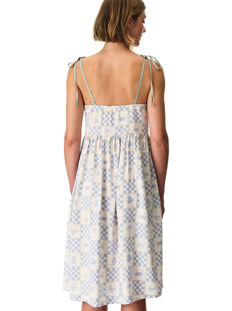 Sun kissed camicia da notte a quadretti penti Bianco Blu - Kiabi