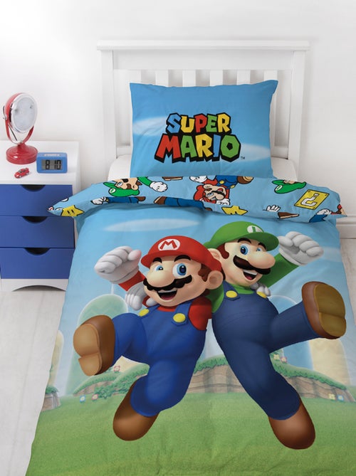 Super Mario, Parure da Letto Bambino Stampata e Reversibile, MARIO E LUIGI - Kiabi Super Mario, Parure da Letto Bambino Stampata e Reversibile, MARIO E LUIGI - Kiabi