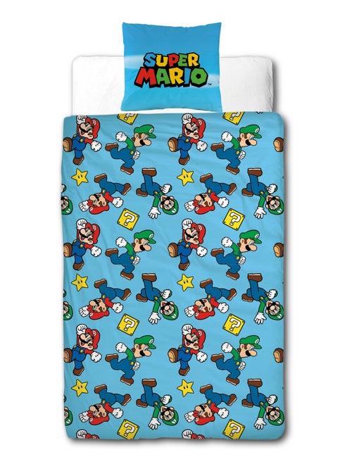 Super Mario, Parure da Letto Bambino Stampata e Reversibile, MARIO E LUIGI - Kiabi Super Mario, Parure da Letto Bambino Stampata e Reversibile, MARIO E LUIGI - Kiabi