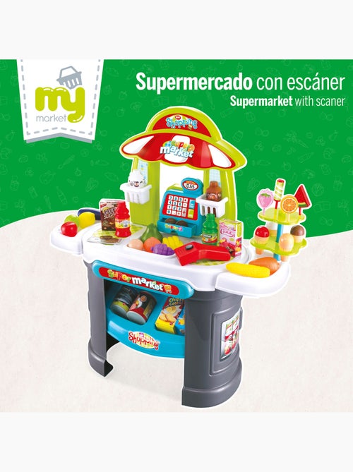 Supermercato con luci, suoni e accessori my home - Kiabi
