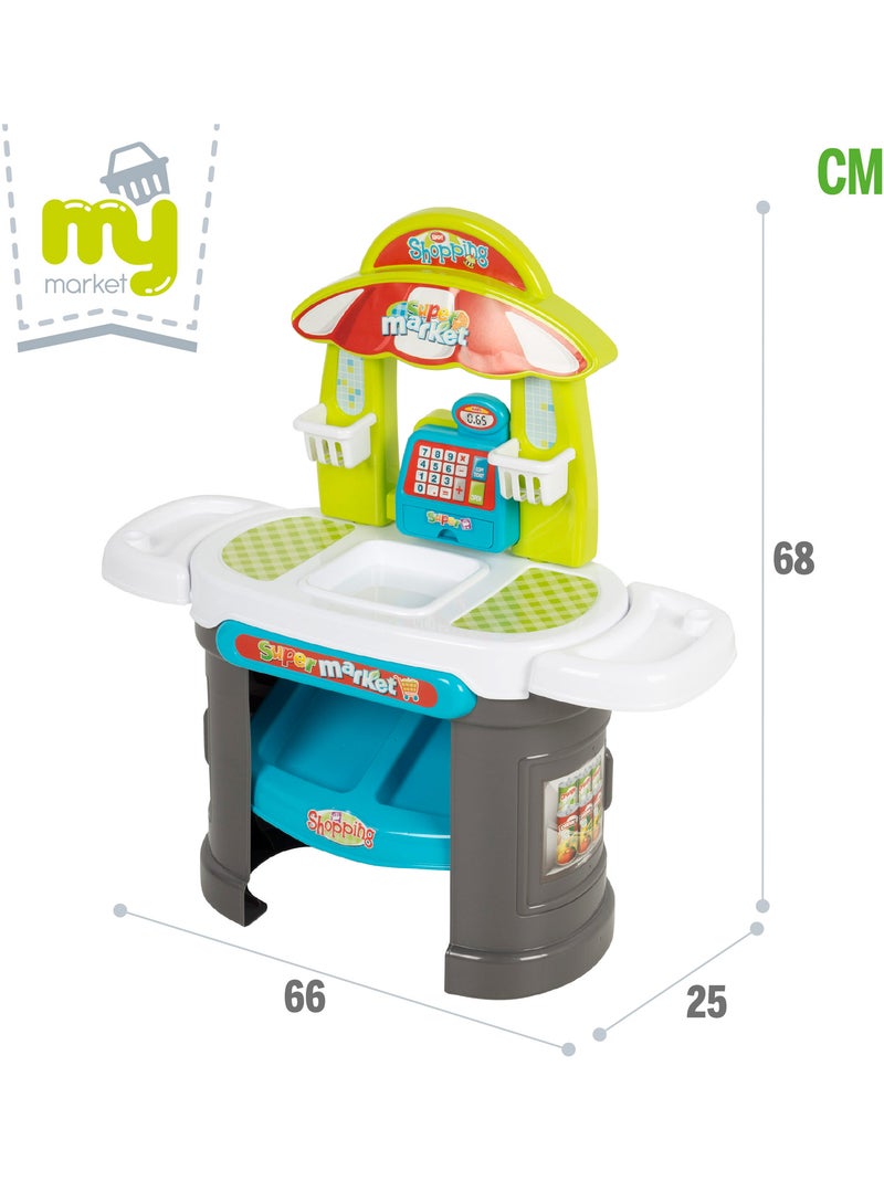 Supermercato con luci, suoni e accessori my home N/D - Kiabi