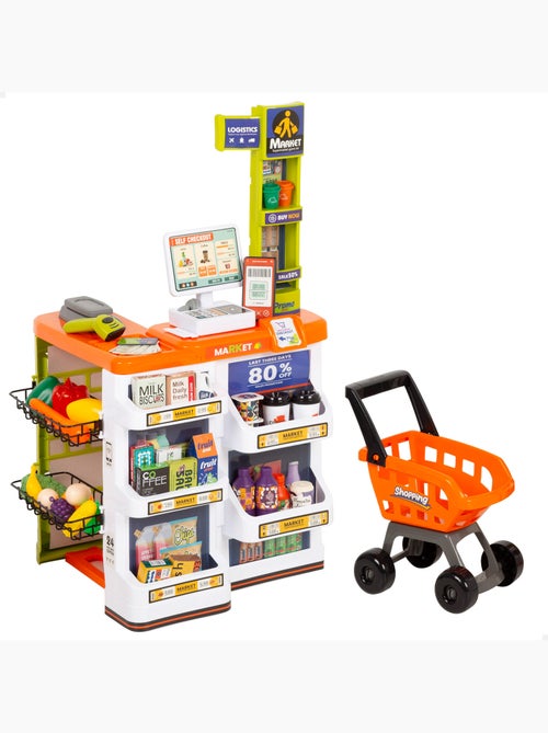 Supermercato dei giocattoli con carrello, luci e suoni my home - Kiabi Supermercato dei giocattoli con carrello, luci e suoni my home - Kiabi