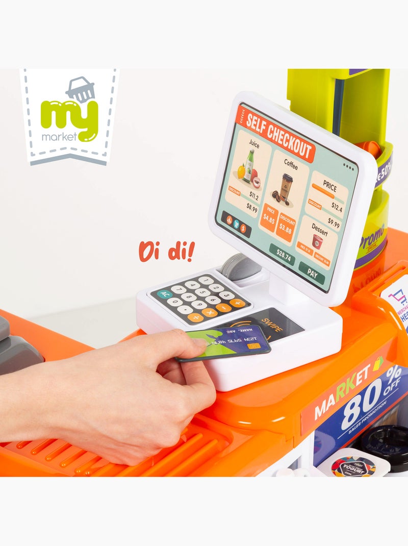Supermercato dei giocattoli con carrello, luci e suoni my home N/D - Kiabi