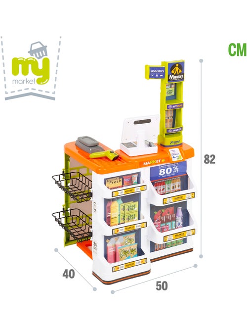 Supermercato dei giocattoli con carrello, luci e suoni my home - Kiabi Supermercato dei giocattoli con carrello, luci e suoni my home - Kiabi