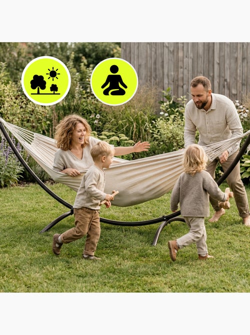 Supporto ad arco in metallo per amaca da giardino hypermotion – 300 cm - Kiabi