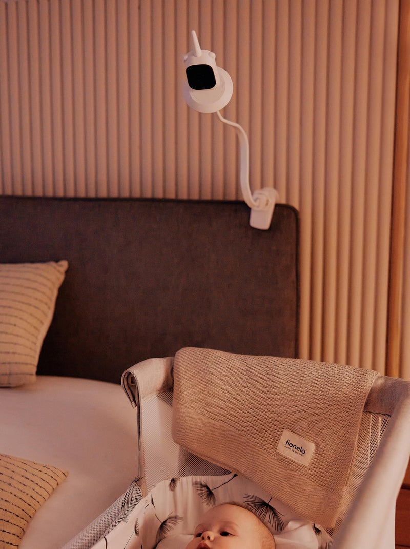 Supporto flessibile per telecamera Babyline FlexGrip LIONELO - Compatibile con i baby monitor Babyli Bianco - Kiabi