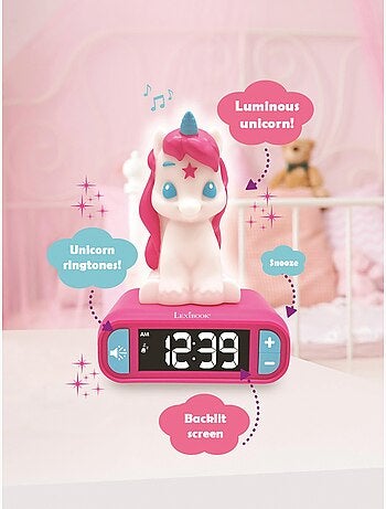 Sveglia a luce notturna Unicorno con suoni