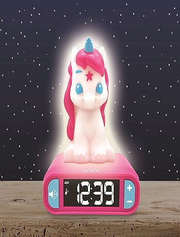 Sveglia a luce notturna Unicorno con suoni