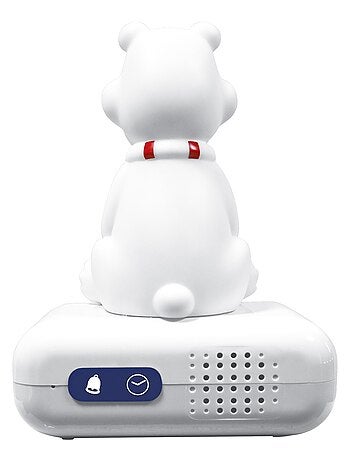 Sveglia con luce notturna Design 3D Orso polare ed effetti sonori
