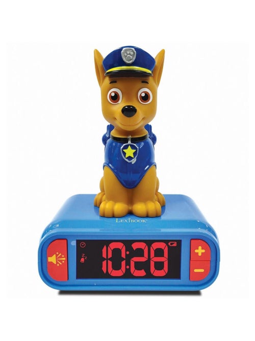 Sveglia con luce notturna Design 3D Paw Patrol Chase ed effetti sonori - Kiabi