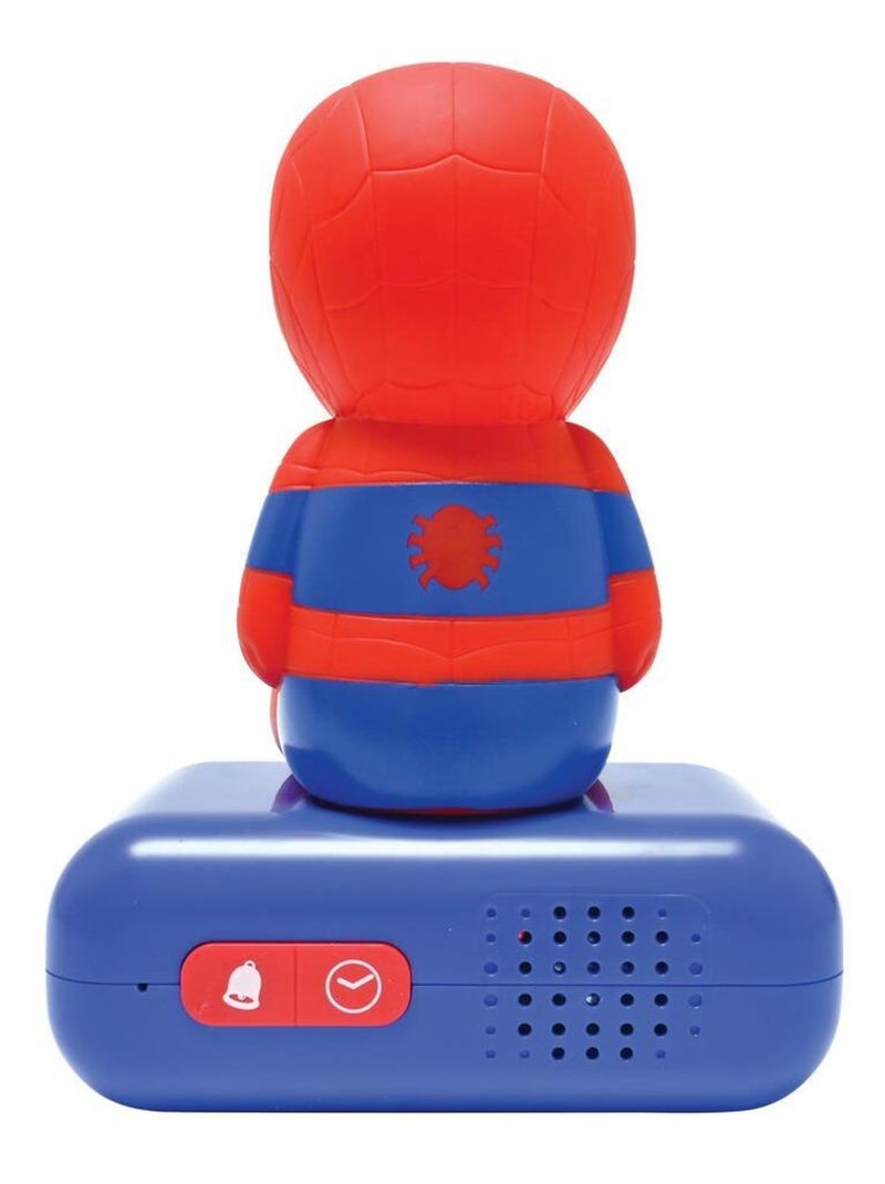 Sveglia con luce notturna design 3D SpiderMan ed effetti sonori Rosso - Kiabi