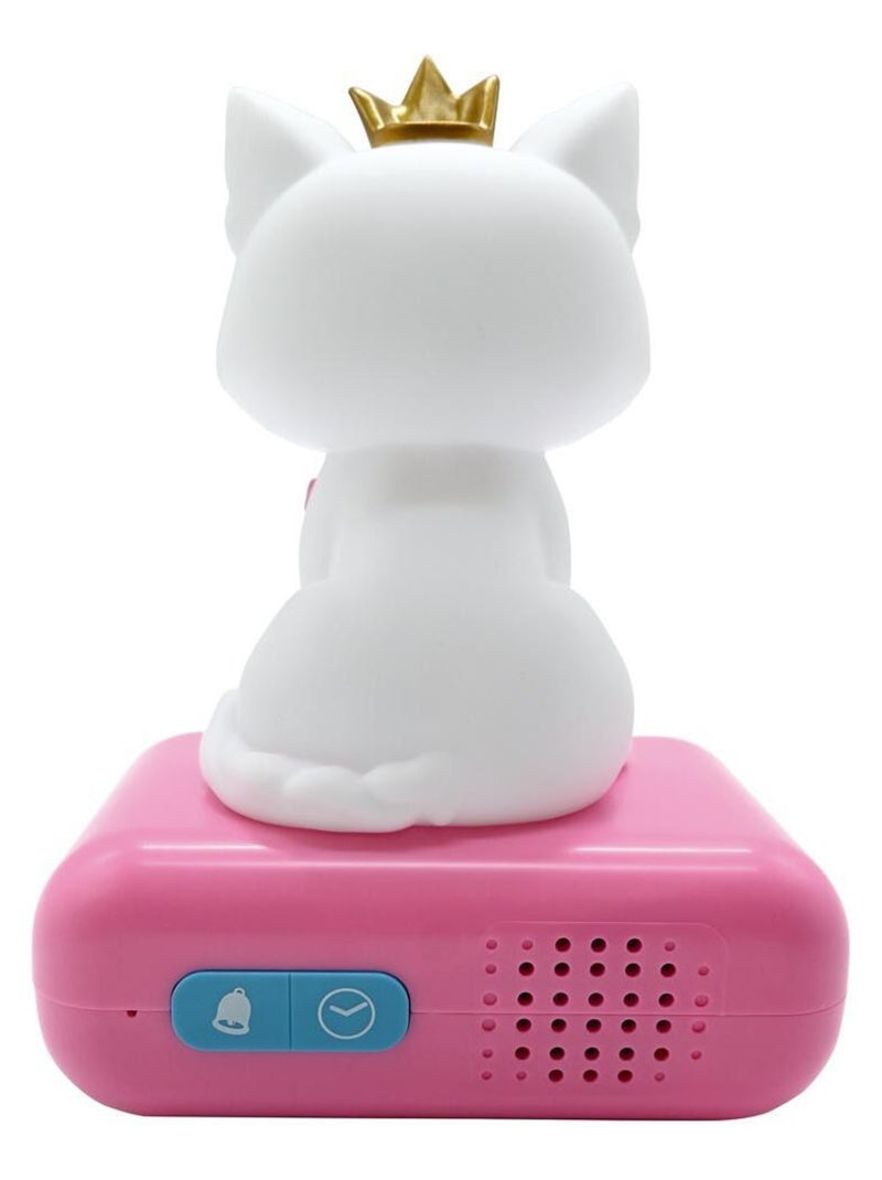Sveglia con luce notturna e effetti sonori del design 3D del gatto Rosa - Kiabi