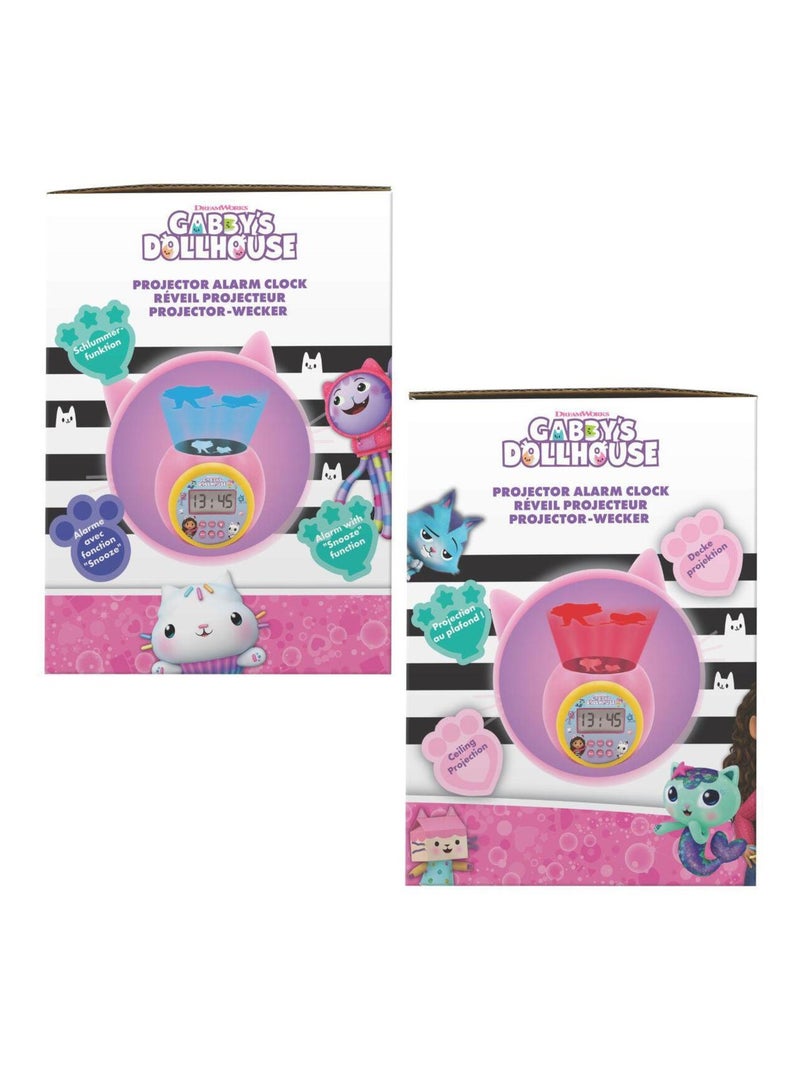 Sveglia con proiettore della casa delle bambole di Gabby Rosa - Kiabi