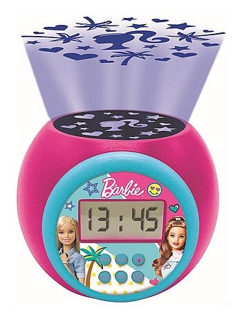 Sveglia con proiettore di Barbie con timer