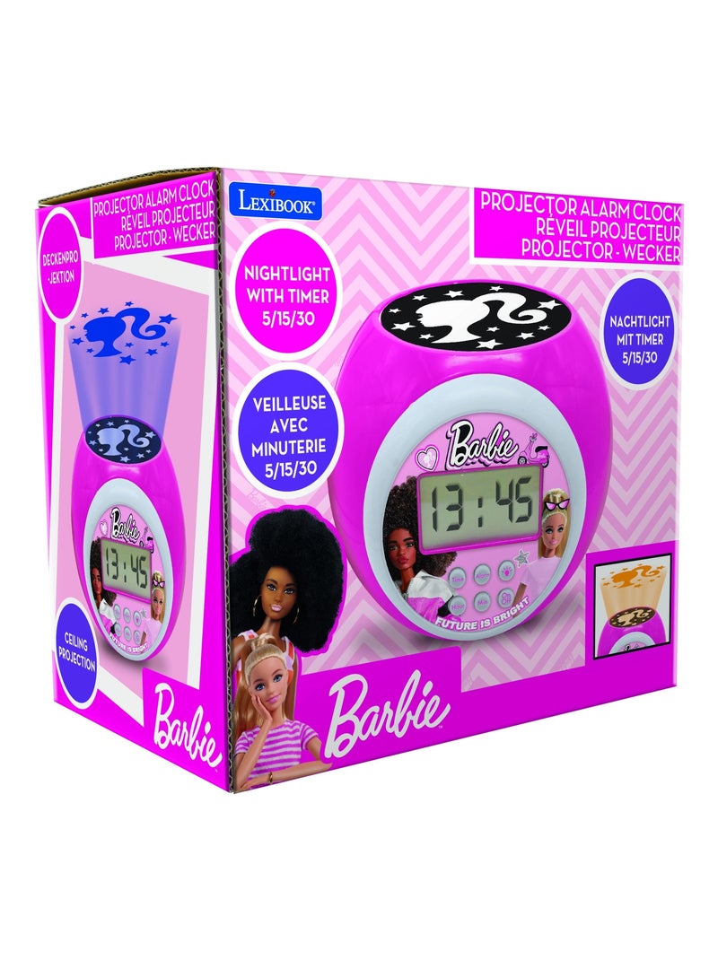 Sveglia con proiettore di Barbie con timer Rosa - Kiabi