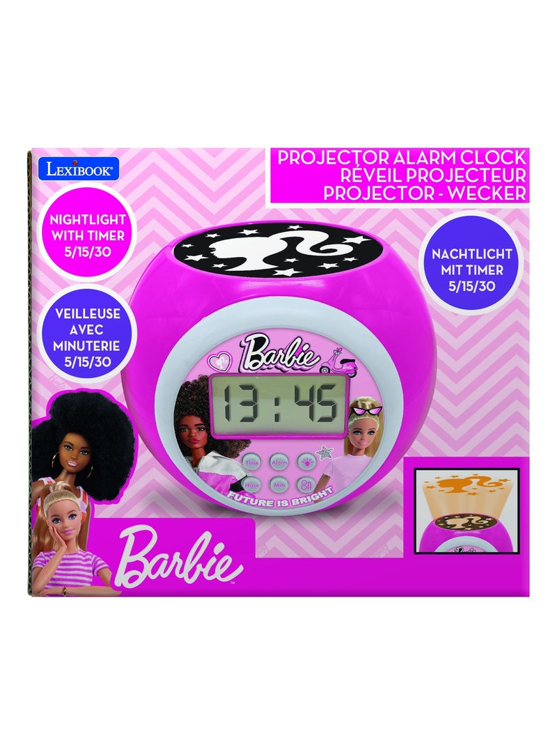 Sveglia con proiettore di Barbie con timer Rosa - Kiabi