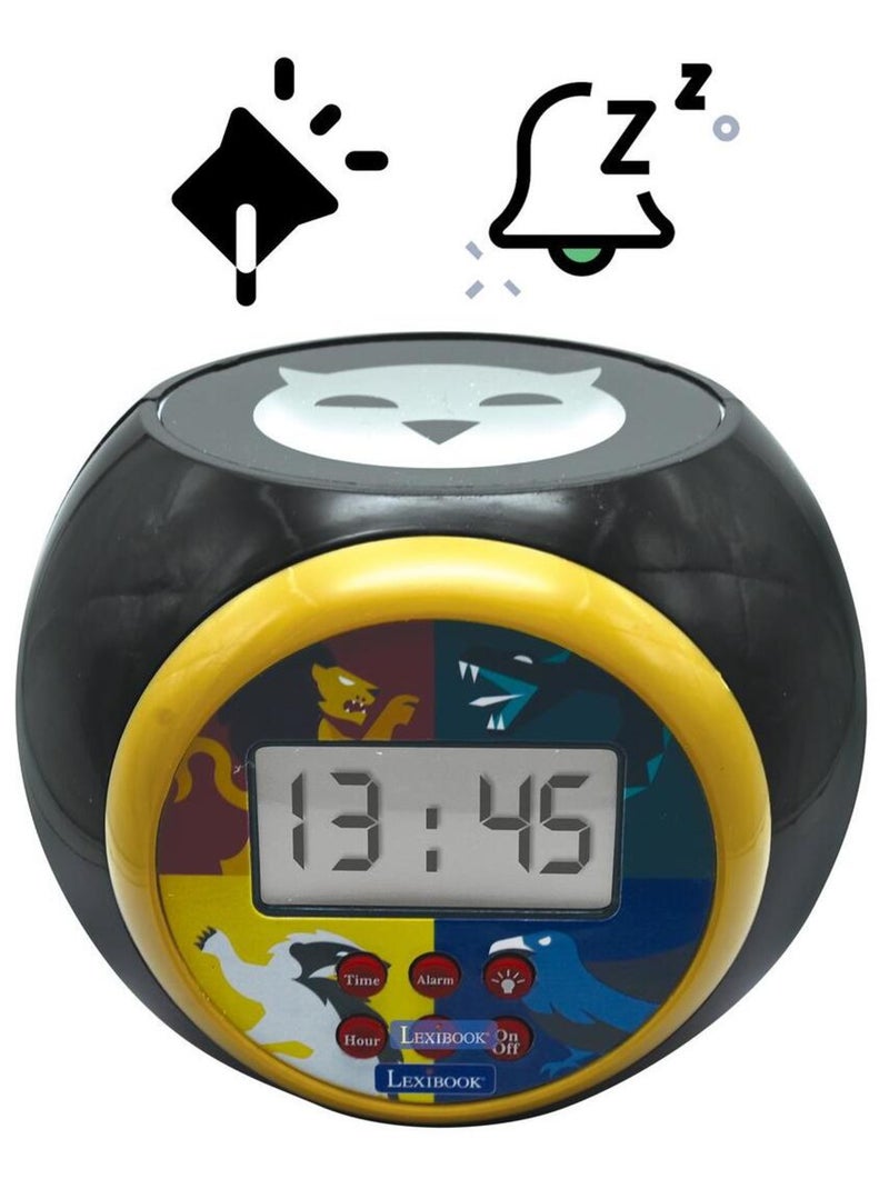 Sveglia con proiettore di Harry Potter con timer Nero - Kiabi