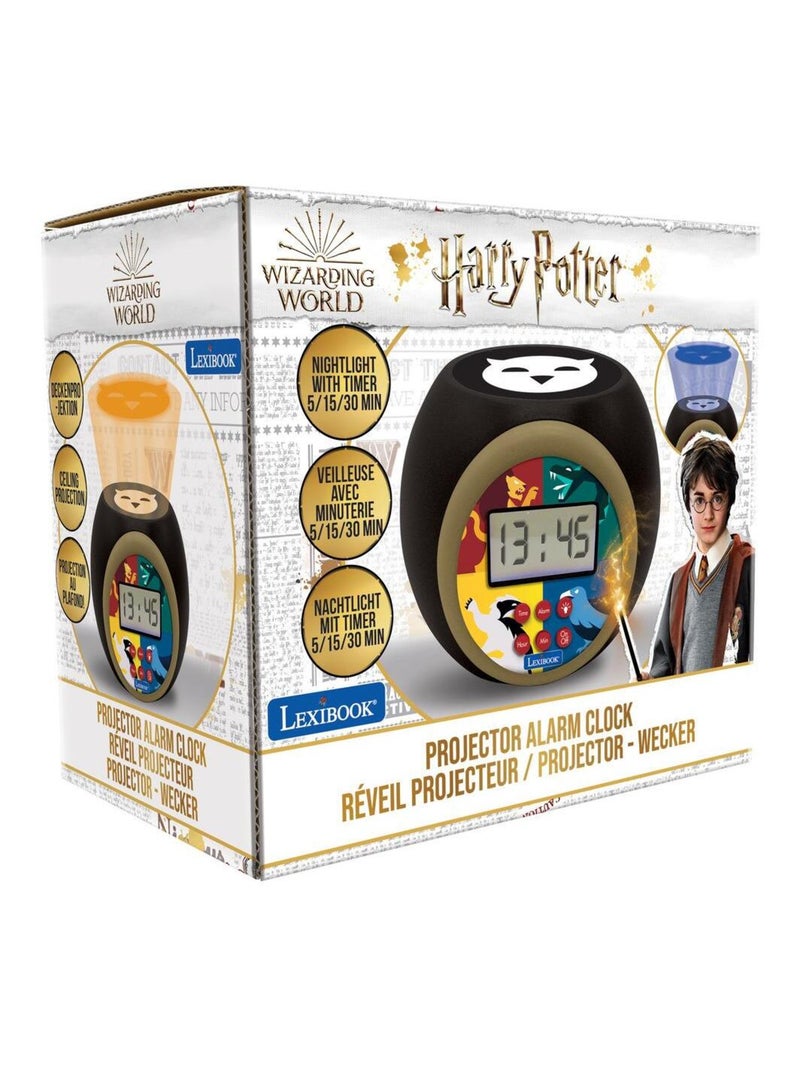 Sveglia con proiettore di Harry Potter con timer Nero - Kiabi