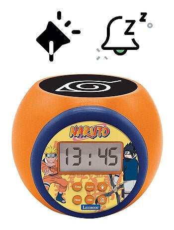 Sveglia con proiettore di Naruto e timer