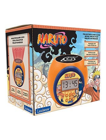 Sveglia con proiettore di Naruto e timer