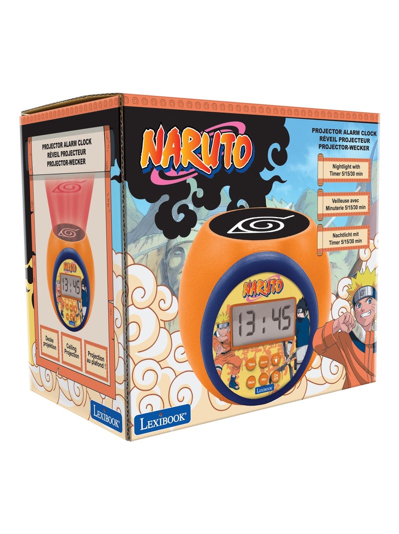 Sveglia con proiettore di Naruto e timer Arancione - Kiabi