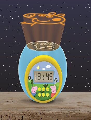 Sveglia con proiettore di Peppa Pig con timer