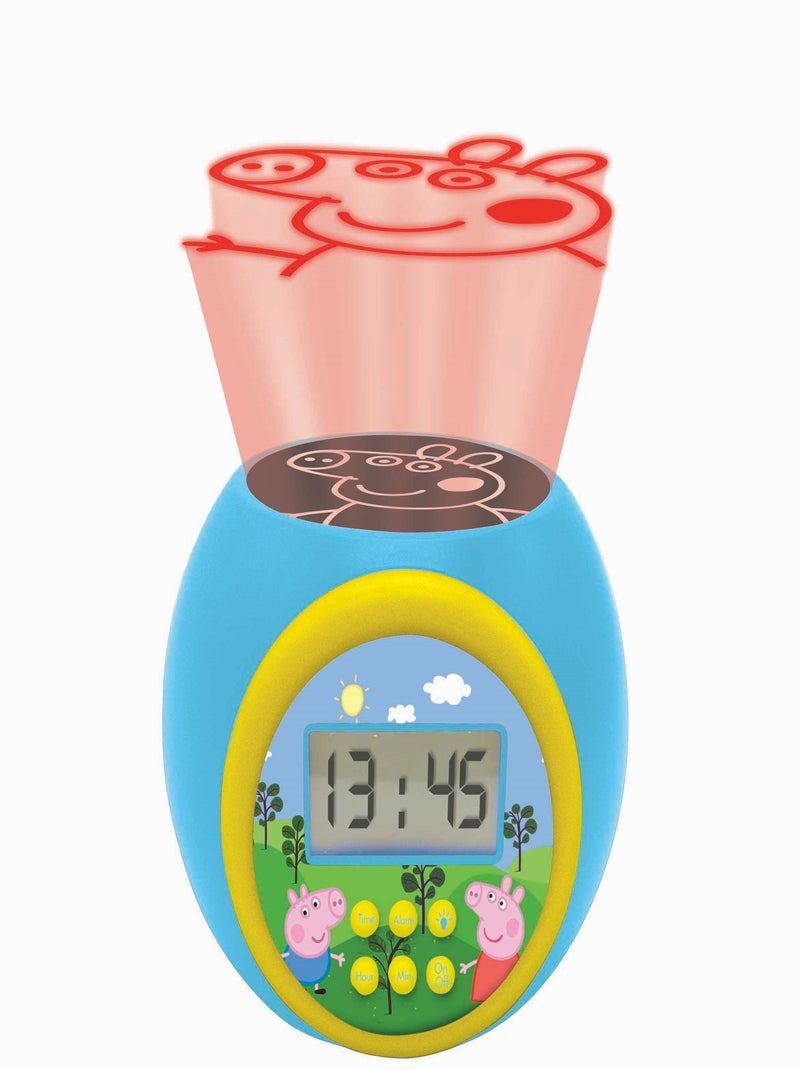 Sveglia con proiettore di Peppa Pig con timer Blu - Kiabi