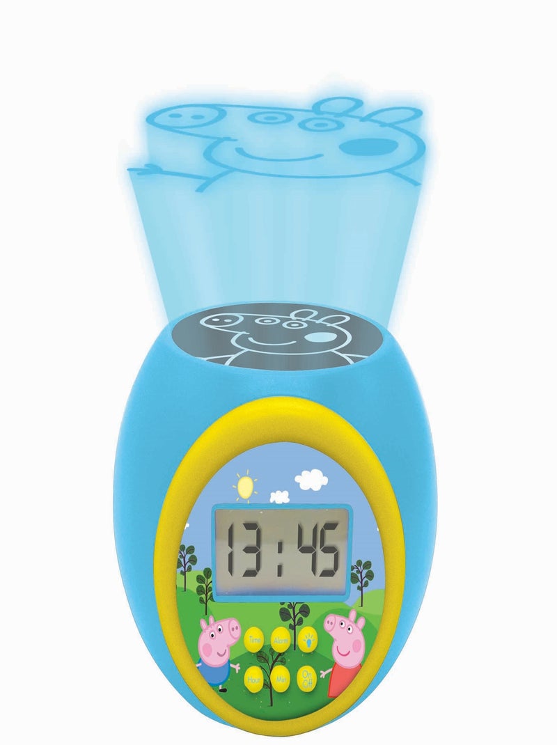 Sveglia con proiettore di Peppa Pig con timer Blu - Kiabi