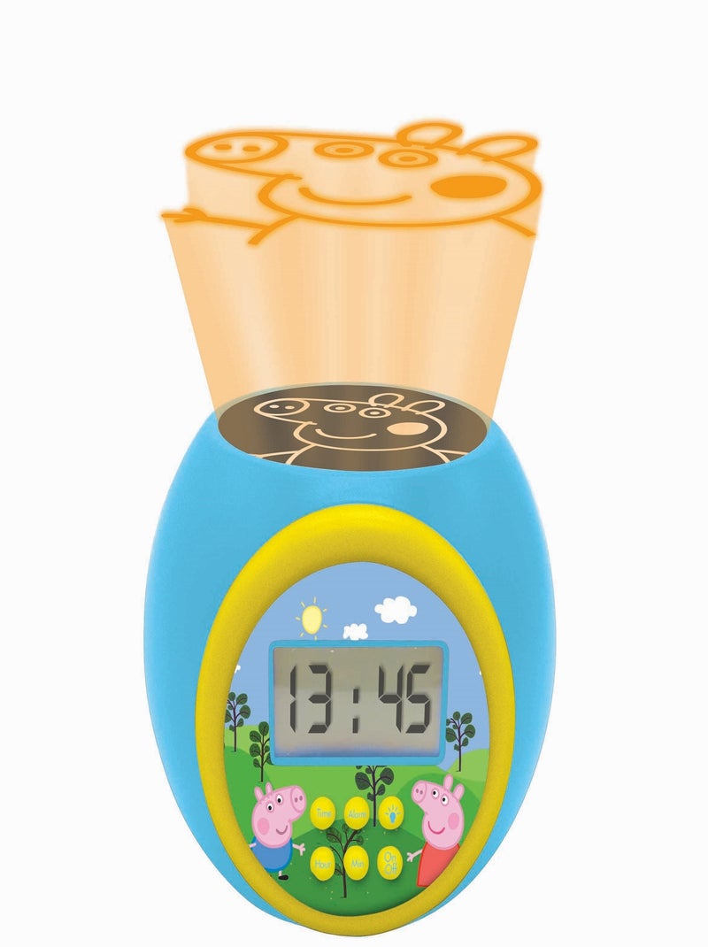 Sveglia con proiettore di Peppa Pig con timer Blu - Kiabi