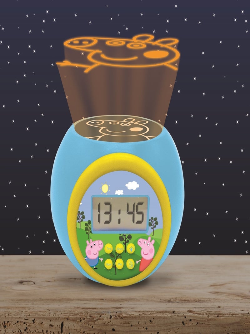 Sveglia con proiettore di Peppa Pig con timer Blu - Kiabi