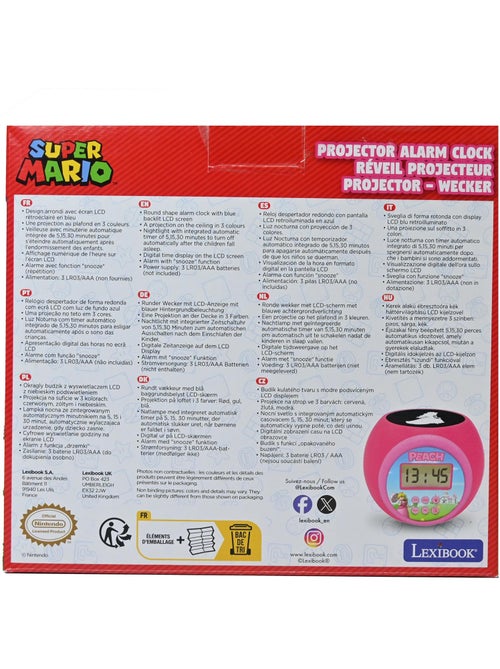 Sveglia con proiettore di pesche - Kiabi