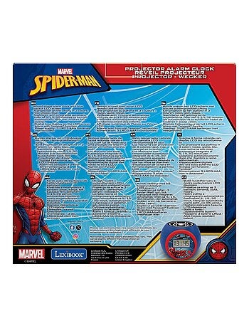 Sveglia con proiettore di Spider Man con timer