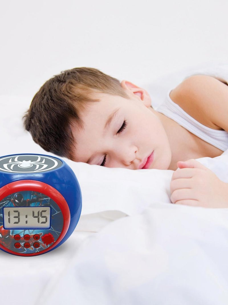 Sveglia con proiettore di Spider Man con timer Blu - Kiabi