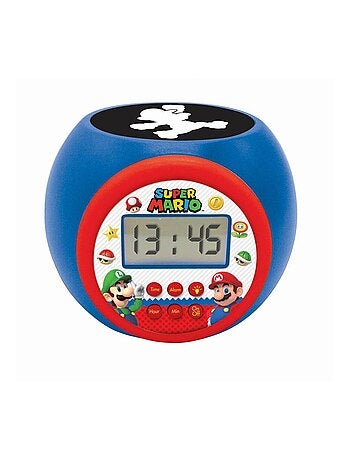 Sveglia con proiettore di Super Mario con timer