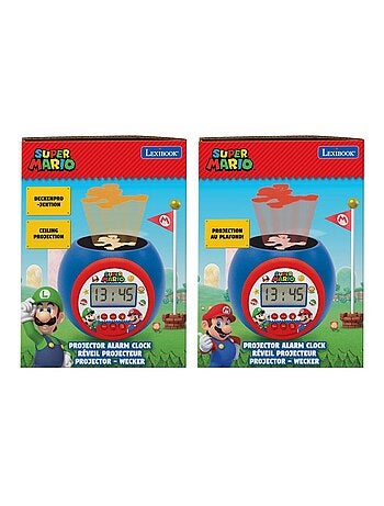 Sveglia con proiettore di Super Mario con timer