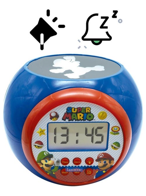 Sveglia con proiettore di Super Mario con timer - Kiabi