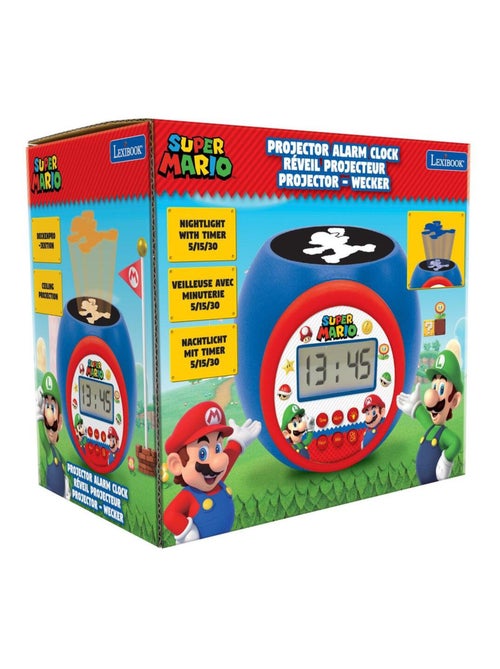Sveglia con proiettore di Super Mario con timer - Kiabi