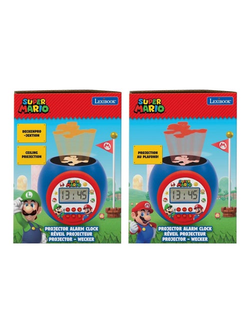 Sveglia con proiettore di Super Mario con timer - Kiabi