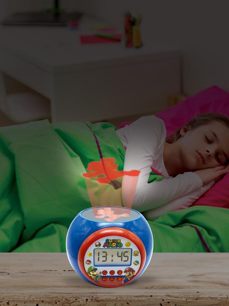 Sveglia con proiettore di Super Mario con timer Blu - Kiabi