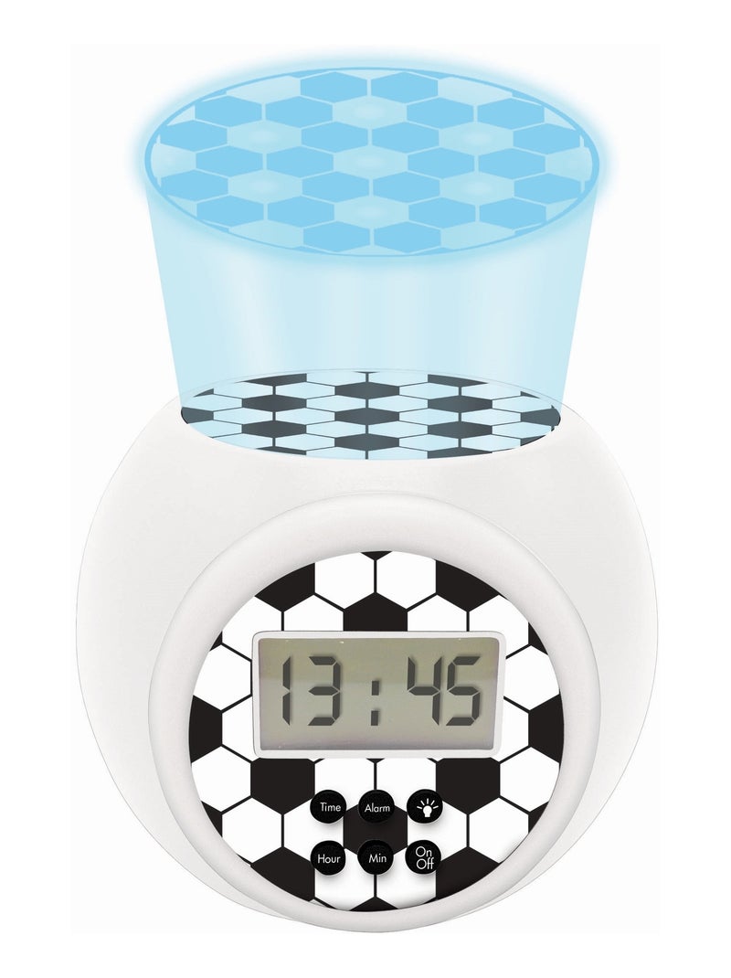 Sveglia con proiettore Edizione calcio con timer Bianco - Kiabi