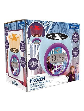 Sveglia con proiettore Frozen e timer