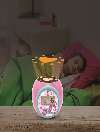 Sveglia con proiettore Unicorno e timer