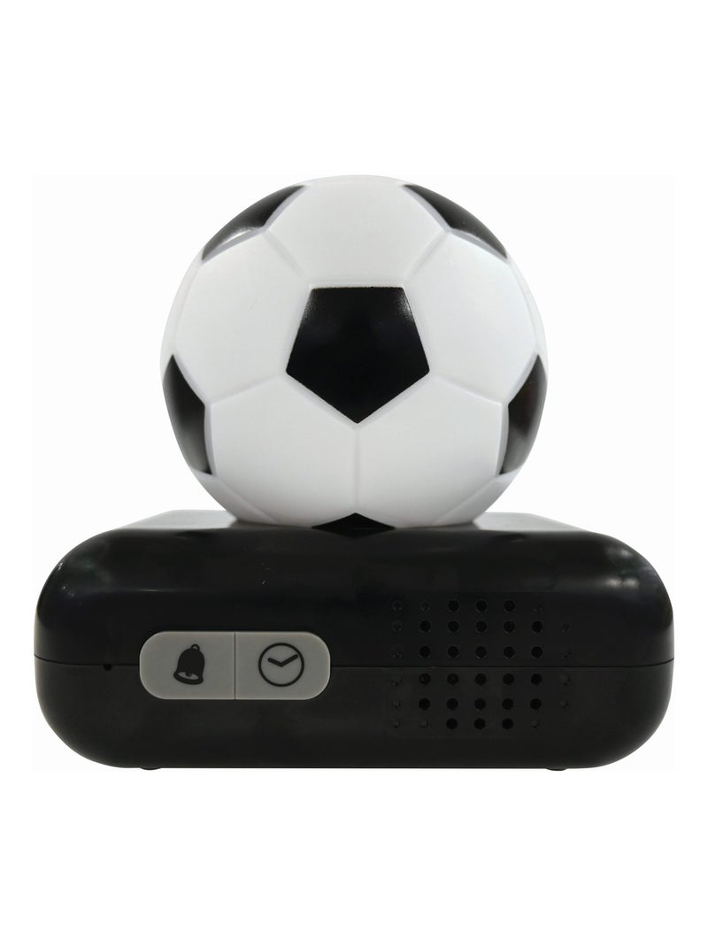 Sveglia digitale con luce notturna 3D e effetti sonori del calcio Bianco - Kiabi