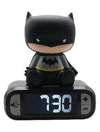 Sveglia digitale con luce notturna 3D ed effetti sonori di Batman
