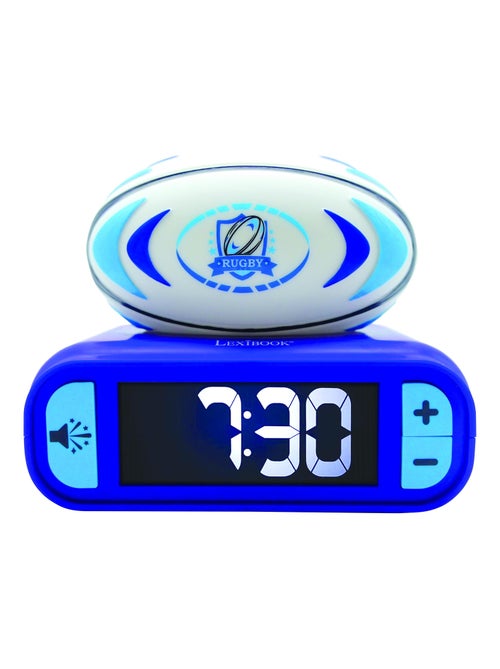 Sveglia digitale con luce notturna del pallone da rugby 3D ed effetti sonori - Kiabi